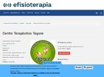 Website Screenshot Centro Terapéutico Tagore