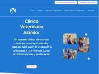 Website Screenshot Clínica Veterinaria Albeitar Sur