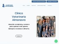 Website Screenshot Clínica Veterinaria Almanzora