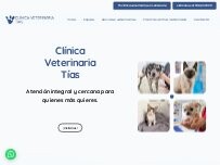 Website Screenshot Clínica Veterinaria Tías
