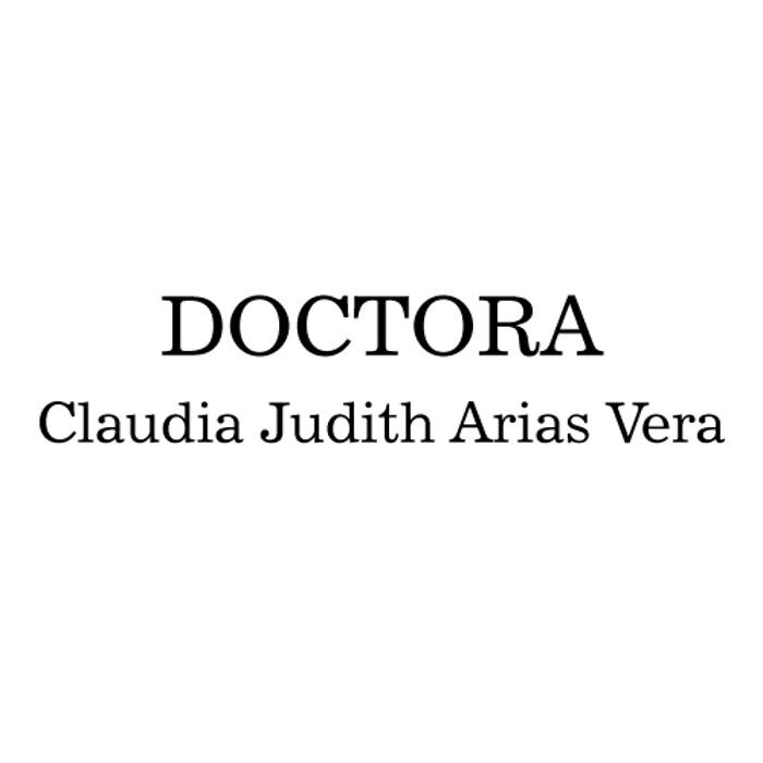 Doctora Claudia Judith Arias Vera Logo