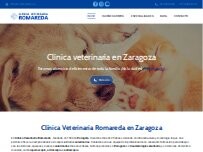 Website Screenshot Clínica Veterinaria Romareda - Veterinarios Zaragoza