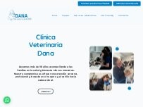 Website Screenshot Clínica Veterinaria Dana