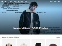 Website Screenshot Carhartt WIP Store Palma