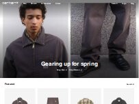 Website Screenshot Carhartt WIP Store Ibiza
