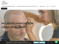 Website Screenshot Davisa Micropigmentación Capilar