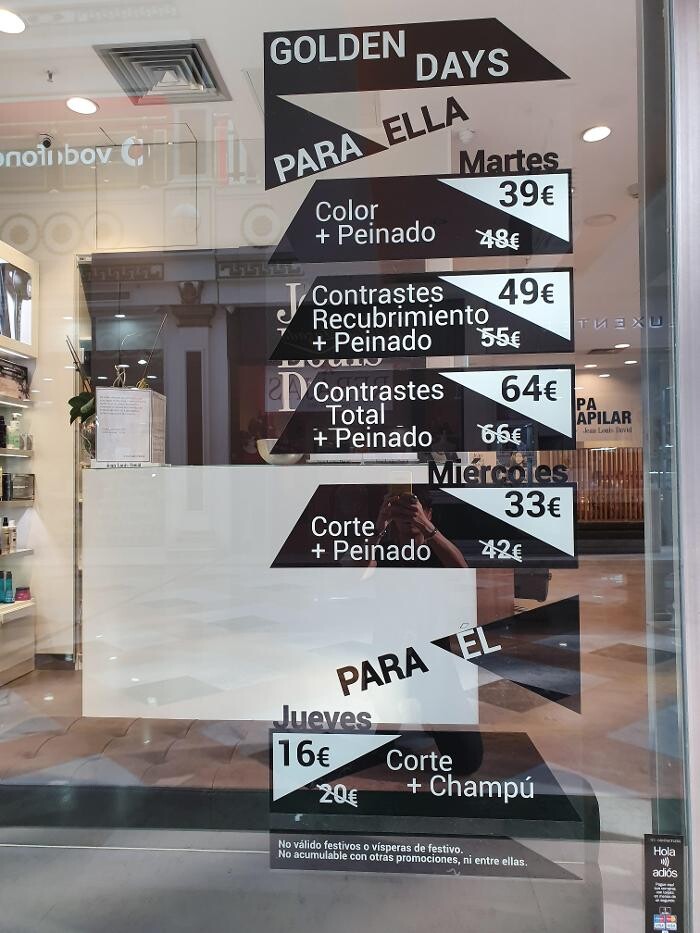 Images Jean Louis David - Peluquería San Sebastian Plaza Norte 2