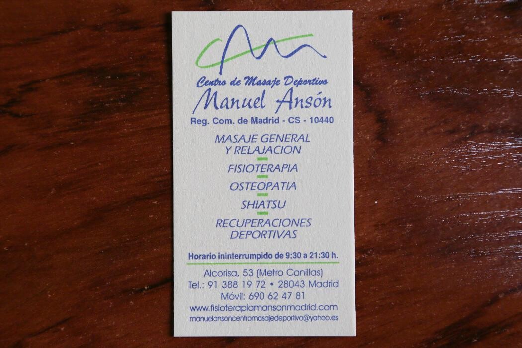 Images Centro de Masaje Deportivo Manuel Ansón
