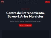Website Screenshot Fit And Fight Center