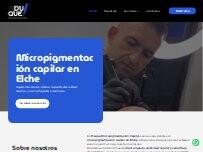 Website Screenshot Duque Micropigmentación Capilar Elche