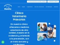 Website Screenshot Clínica Veterinaria Mascotas