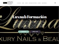 Website Screenshot Luxnab Luxury Nails & Beauty