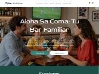 Website Screenshot Aloha Sa Coma