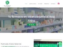 Website Screenshot Farmacia Arena Valencia
