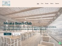 Website Screenshot Moana Beach Club