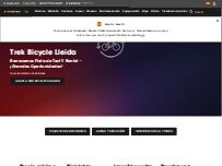 Website Screenshot Trek Bicycle Lleida