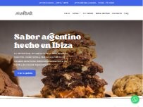 Website Screenshot Almibar Bakery Aragón