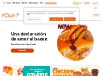 Website Screenshot Popeyes Famous Louisiana Chicken