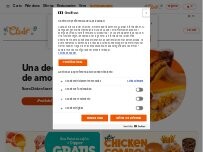 Website Screenshot Popeyes Famous Louisiana Chicken