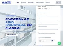 Website Screenshot MJ Refrigeración
