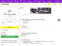 Website Screenshot Taxis City La Roda
