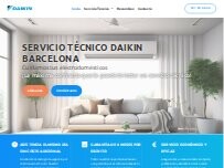 Website Screenshot Servicio Tecnico Daikin Barcelona