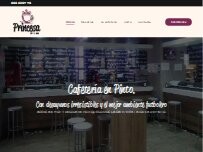 Website Screenshot Cafeteria Princesa