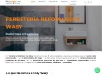 Website Screenshot Ferretería Reformas My Wasy