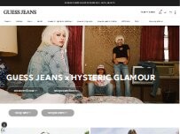 Website Screenshot GUESS JEANS