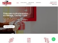 Website Screenshot Fire Spain Protección Contra Incendios