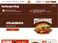 Website Screenshot Burger King