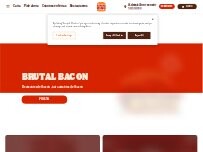 Website Screenshot Burger King