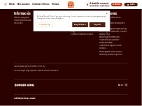 Website Screenshot Burger King