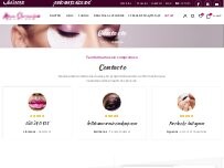 Website Screenshot Ana Carrasco Make Up/maquillaje Profesional