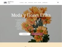 Website Screenshot Moda Y Flores Erika