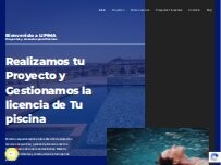 Website Screenshot LIPIMA - Proyectos y Licencias de Piscina