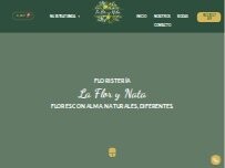 Website Screenshot La flor y nata