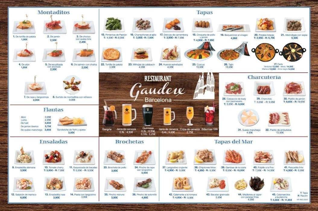 Images Restaurant Gaudeix | Tapas & Seafood in Eixample, Barcelona