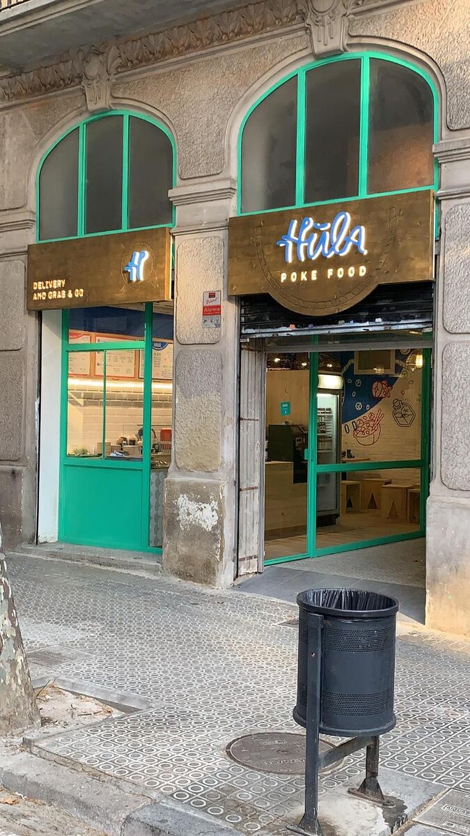 Images Hula Poke Food Barcelona - Sagrada Familia | Healthy Hawaiian Food