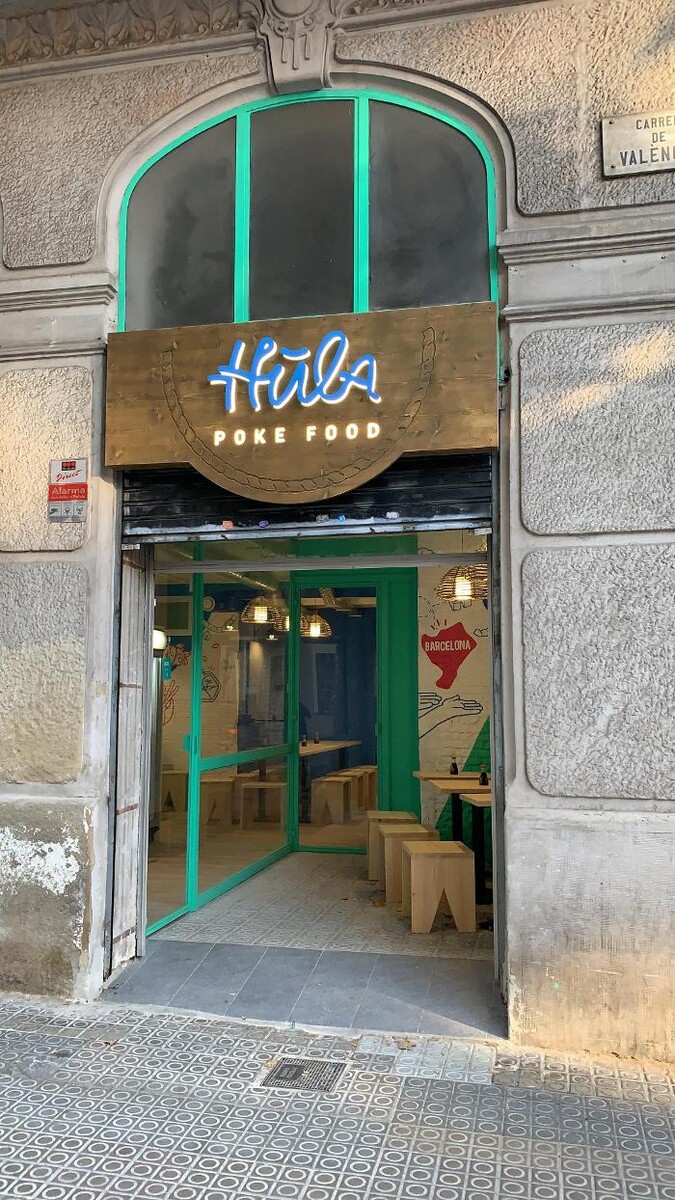 Images Hula Poke Food Barcelona - Sagrada Familia | Healthy Hawaiian Food