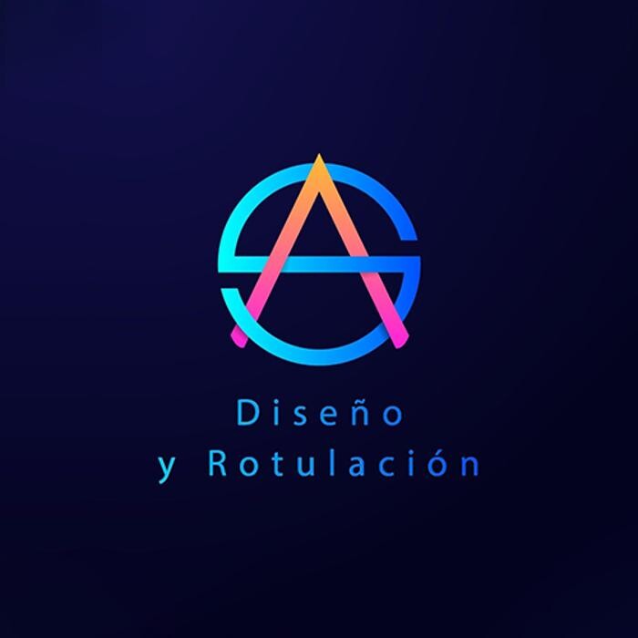 AS DISEÑO Y ROTULACIÓN Logo