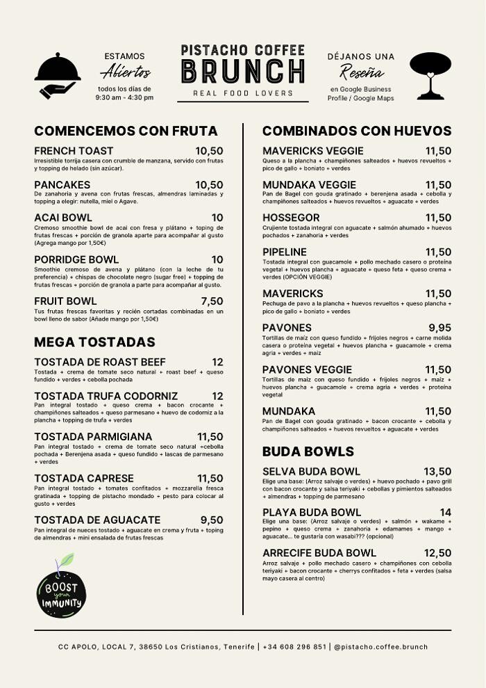 Images Pistacho Coffee Brunch - Los Cristianos