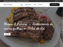 Website Screenshot Mesón a Lareira