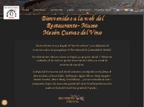 Website Screenshot Mesón Cuevas Del Vino