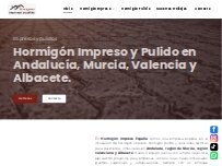 Website Screenshot Hormigon Impreso España