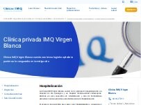Website Screenshot Clínica IMQ Virgen Blanca | Bilbao