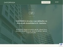 Website Screenshot Cadórniga Tu Socio Inmobiliario