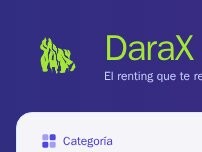 Website Screenshot DaraX Renting - Comparador de Renting