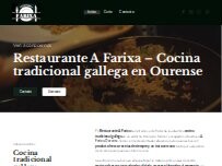 Website Screenshot A Farixa Restaurante