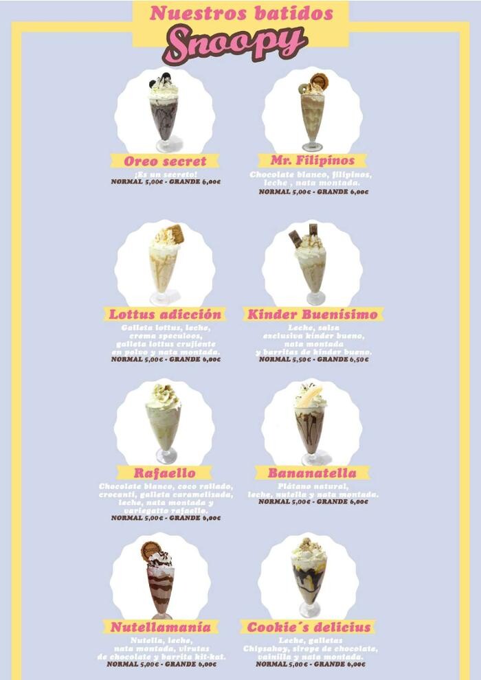 Images Heladería Crepería Snoopy ZigZag